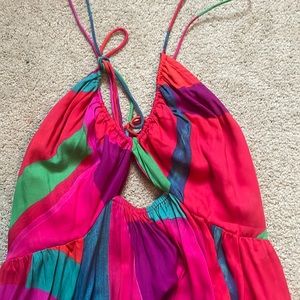 Worn one time! Open back